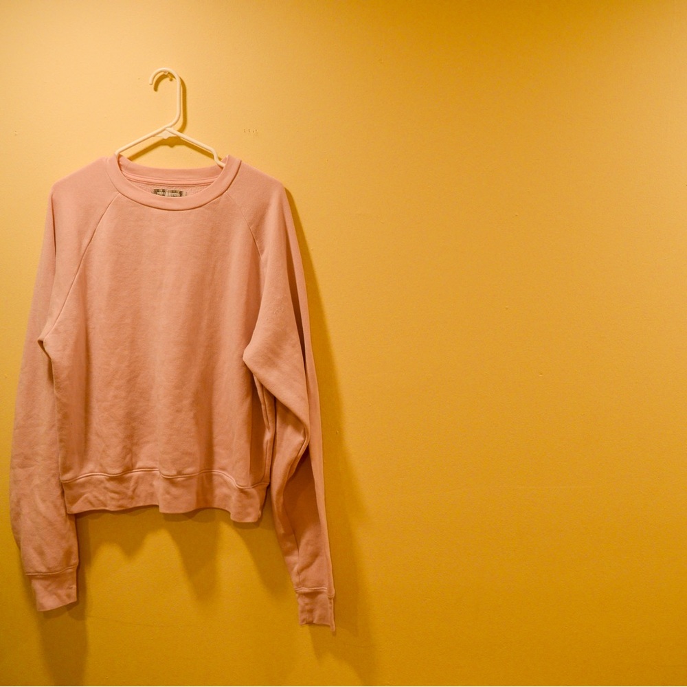 Cozy, New Urban Outfitters Justin Shrunken Crew Neck Sweatshirt